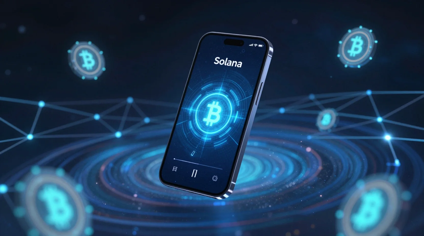 Visual representation of Seeker token launch in the crypto ecosystem