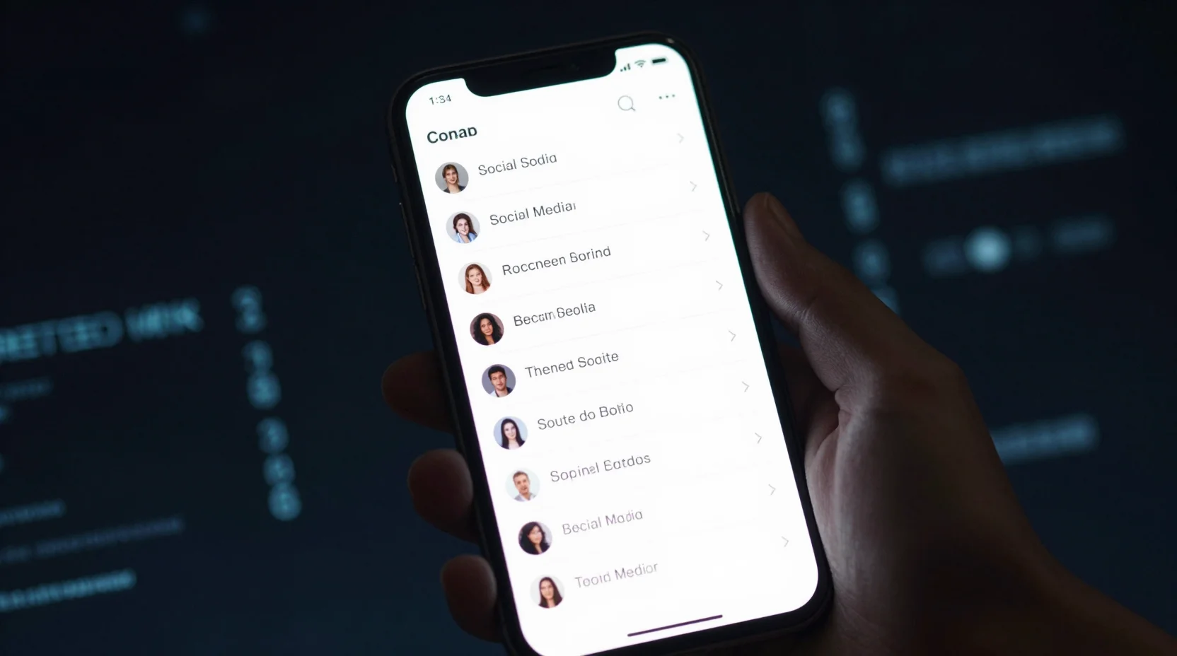 Visual representation of high-volume social media activity