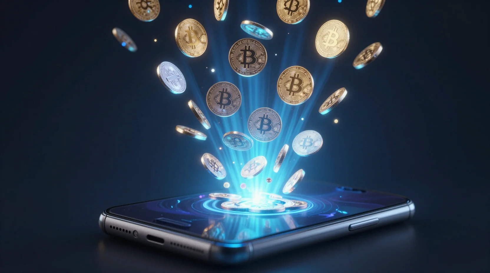 Visual representation of Seeker token launch and crypto market dynamics