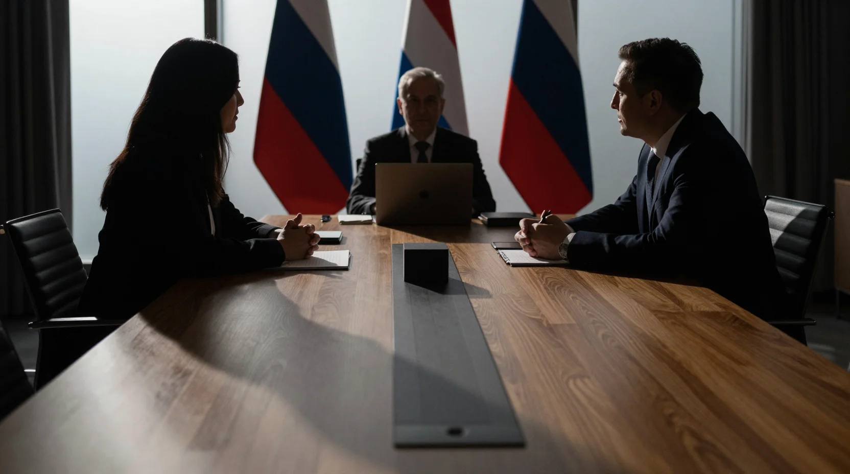 Visual representation of the diplomatic impasse between Russia and Ukraine