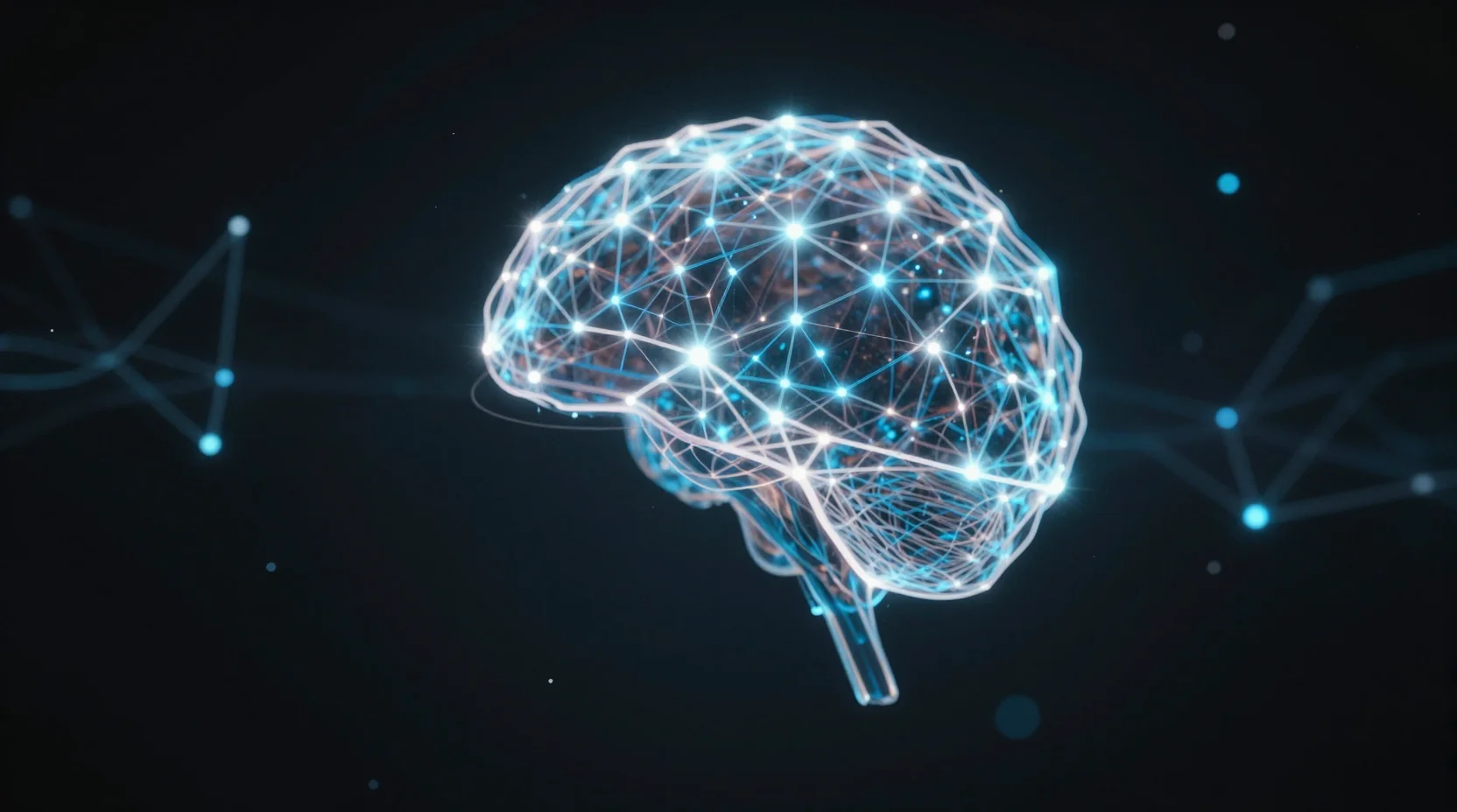 AI consciousness awakening visualization showing neural networks and cosmic themes