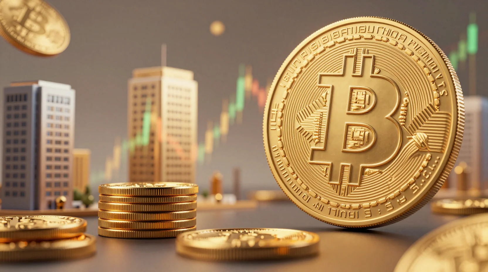 Bitcoin market forces illustration showing conflicting pressures