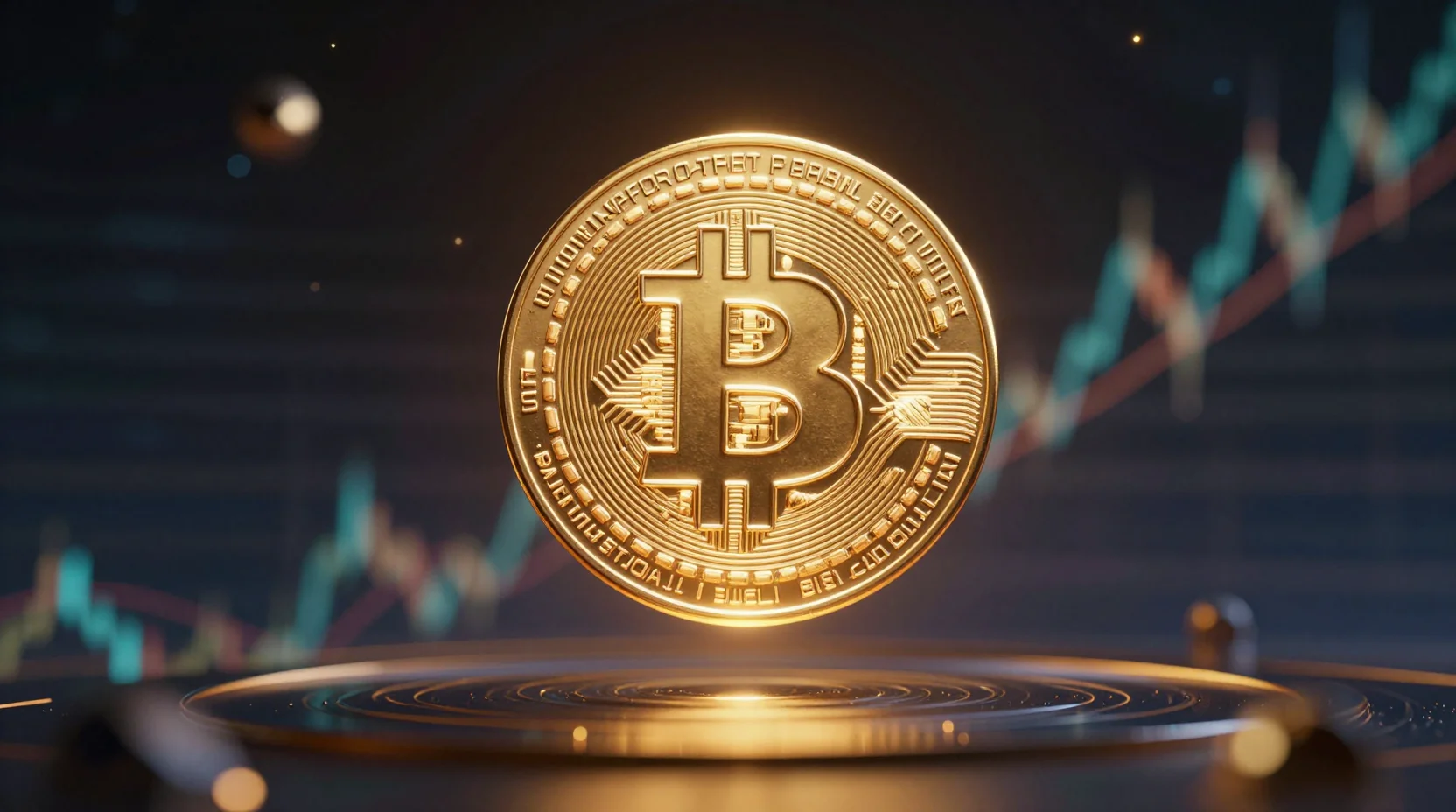 Bitcoin at a crossroads - visual representation of market consolidation