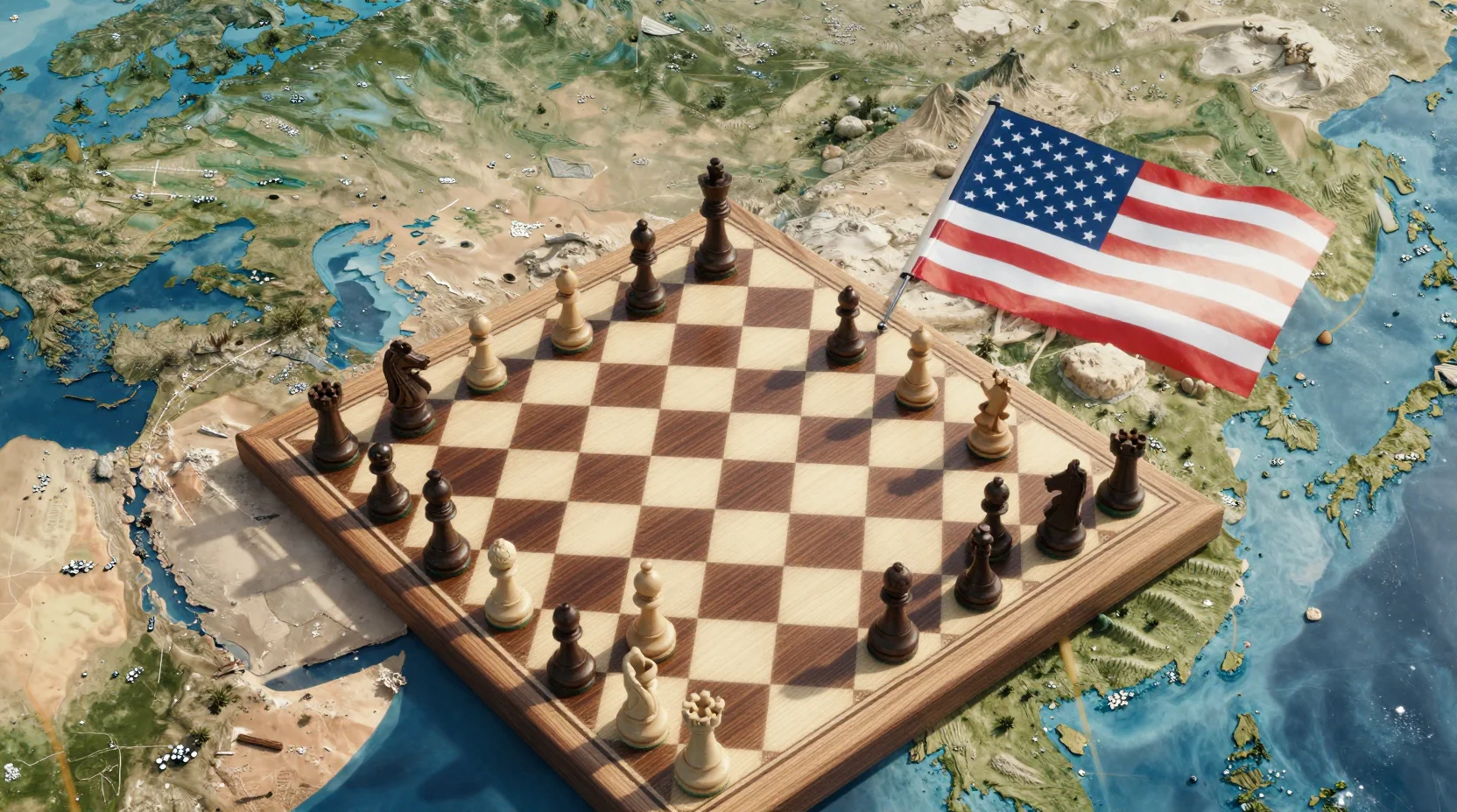 Geopolitical tension visualization