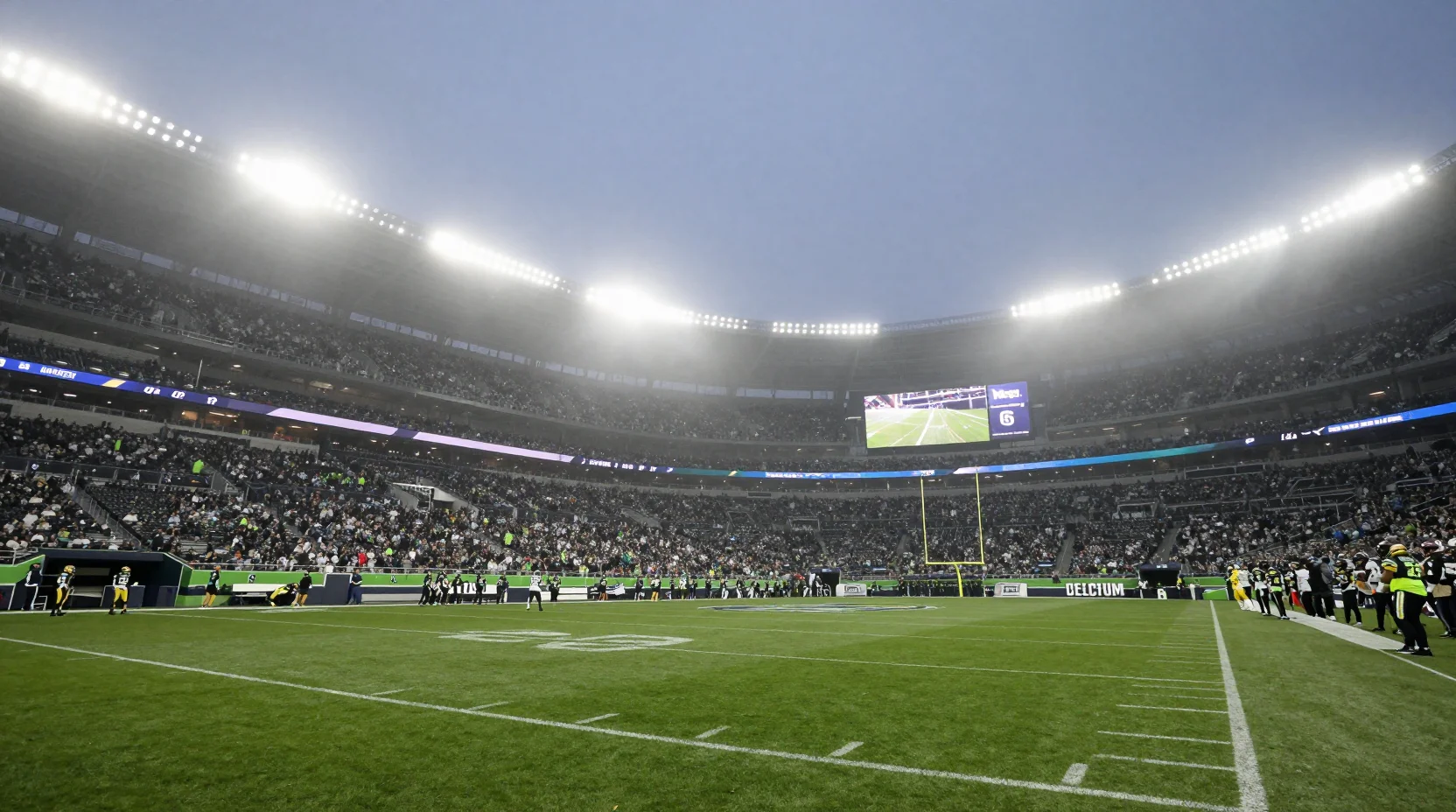 Dramatic AFC Championship Game scene at Arrowhead Stadium
