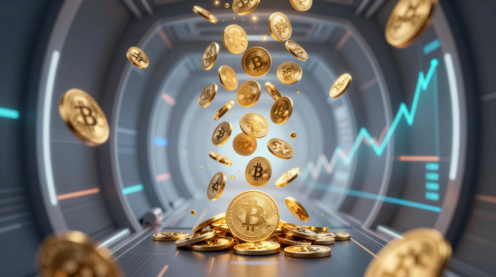 Cryptocurrency token launch visualization showing FDV metrics and market probability