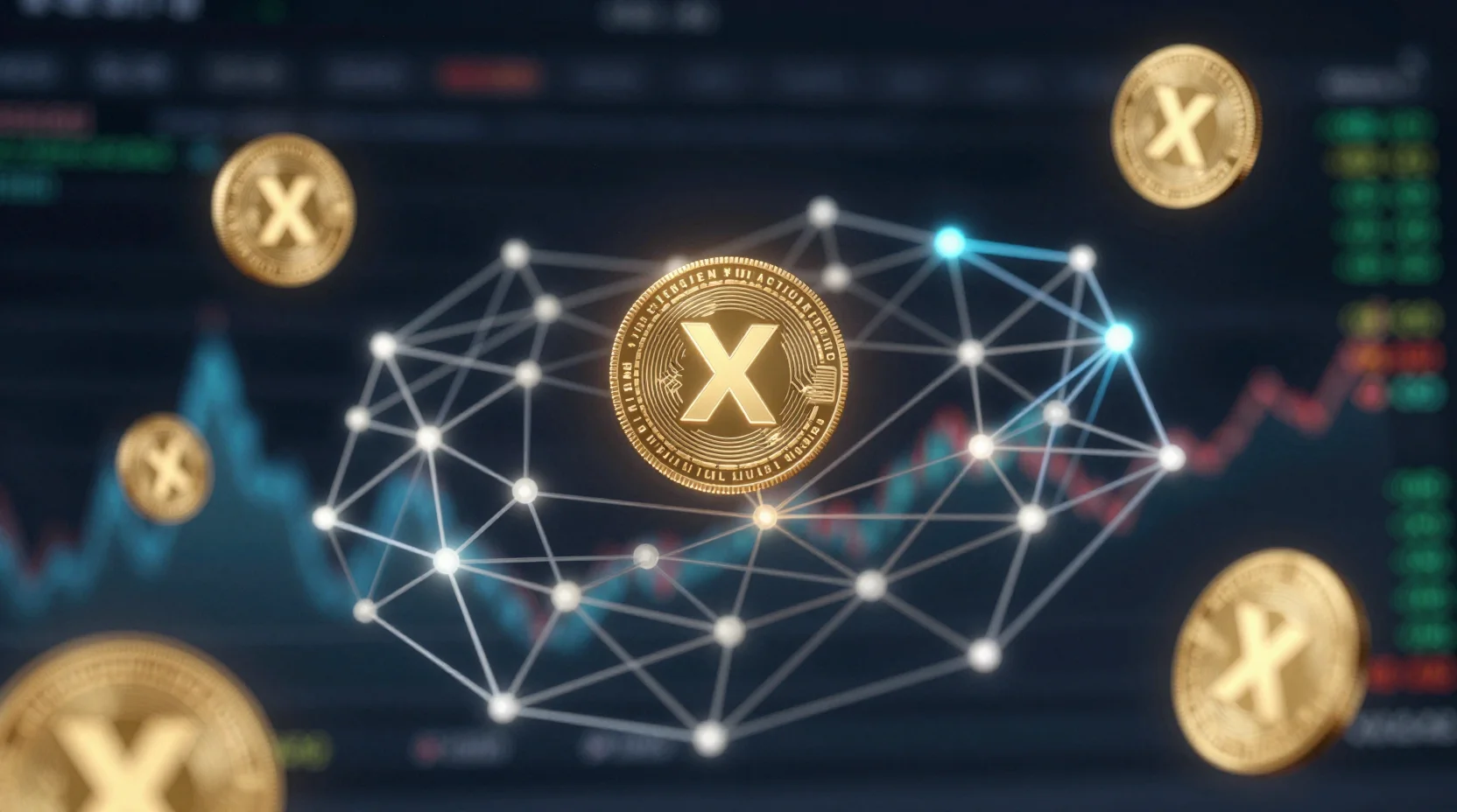 XRP cryptocurrency trading visualization