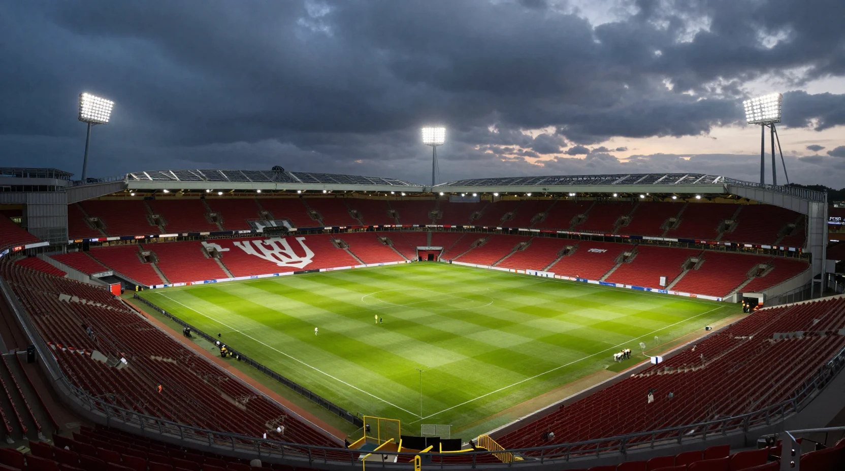 Goodison Park stadium atmosphere on match day