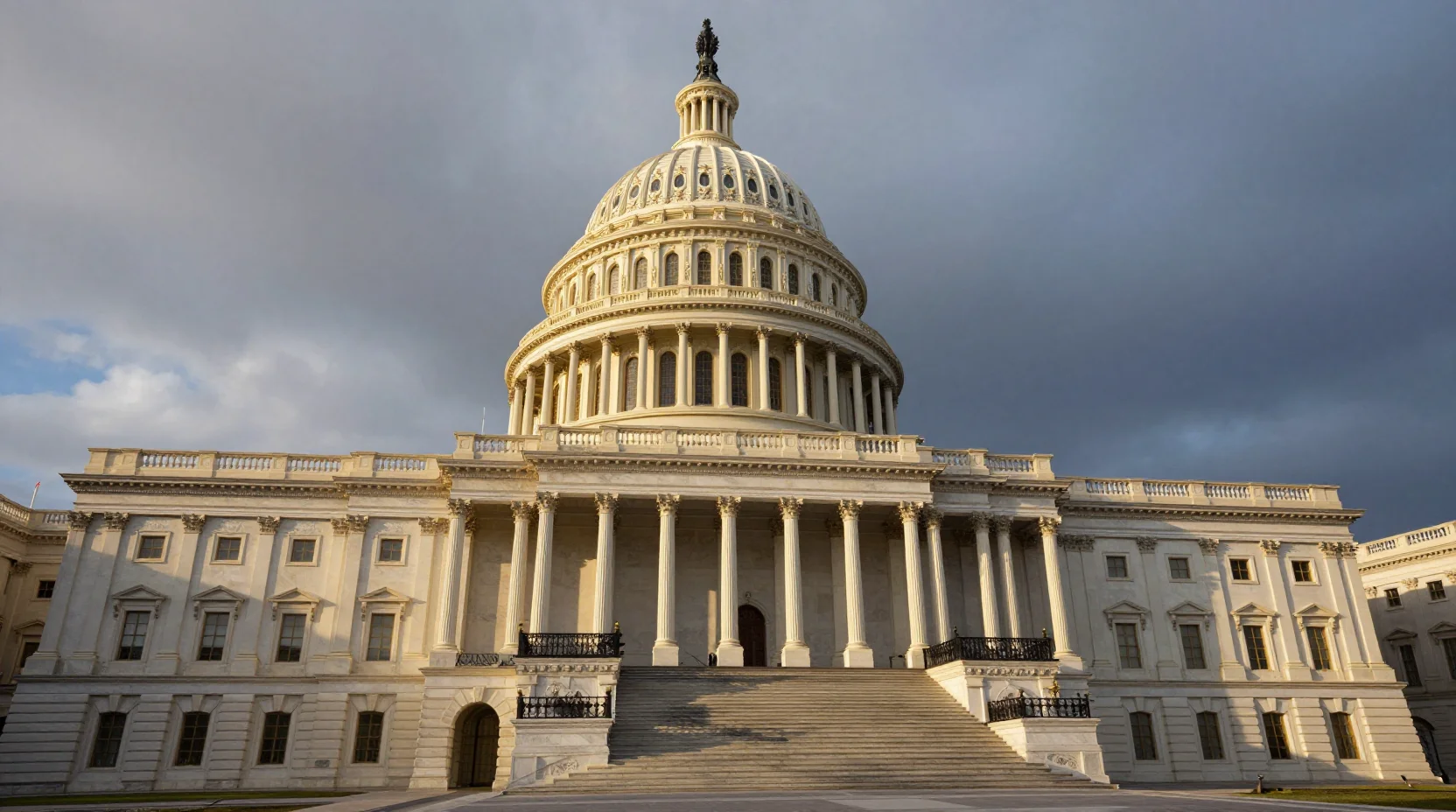 US Capitol building at golden hour symbolizing political gravitas and deadline pressure