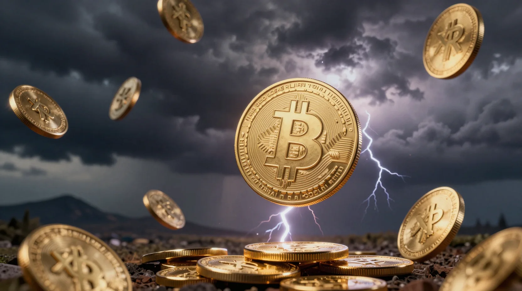 XRP market turbulence and consolidation visualization