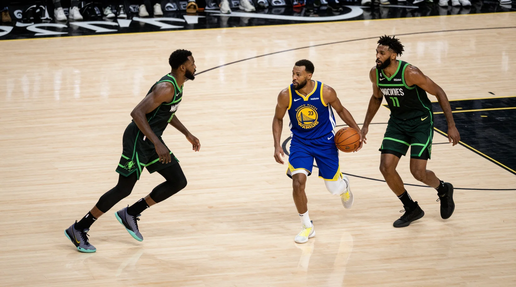 NBA game action illustration