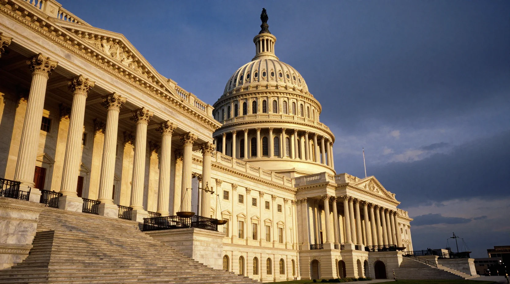 United States Capitol at golden hour