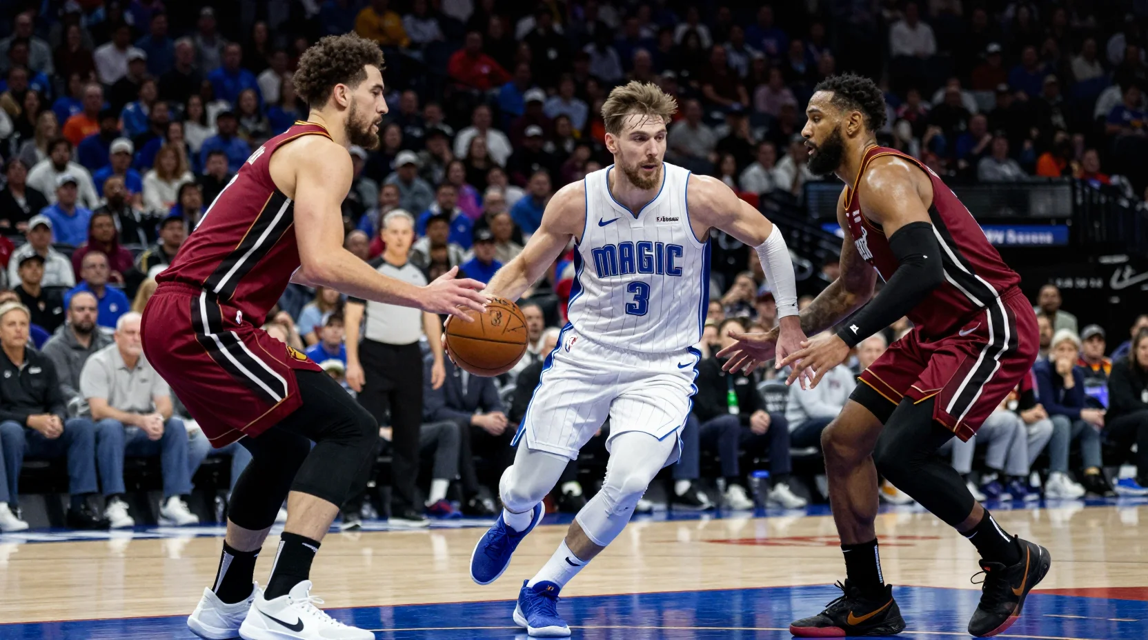 NBA basketball game between Magic and Heat