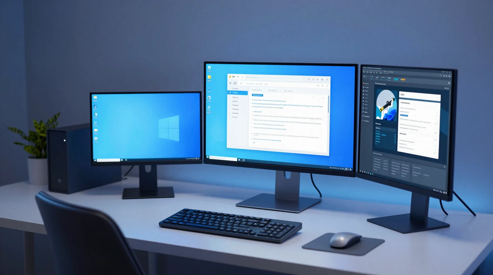 Digital workspace illustrating social media activity and market speculation