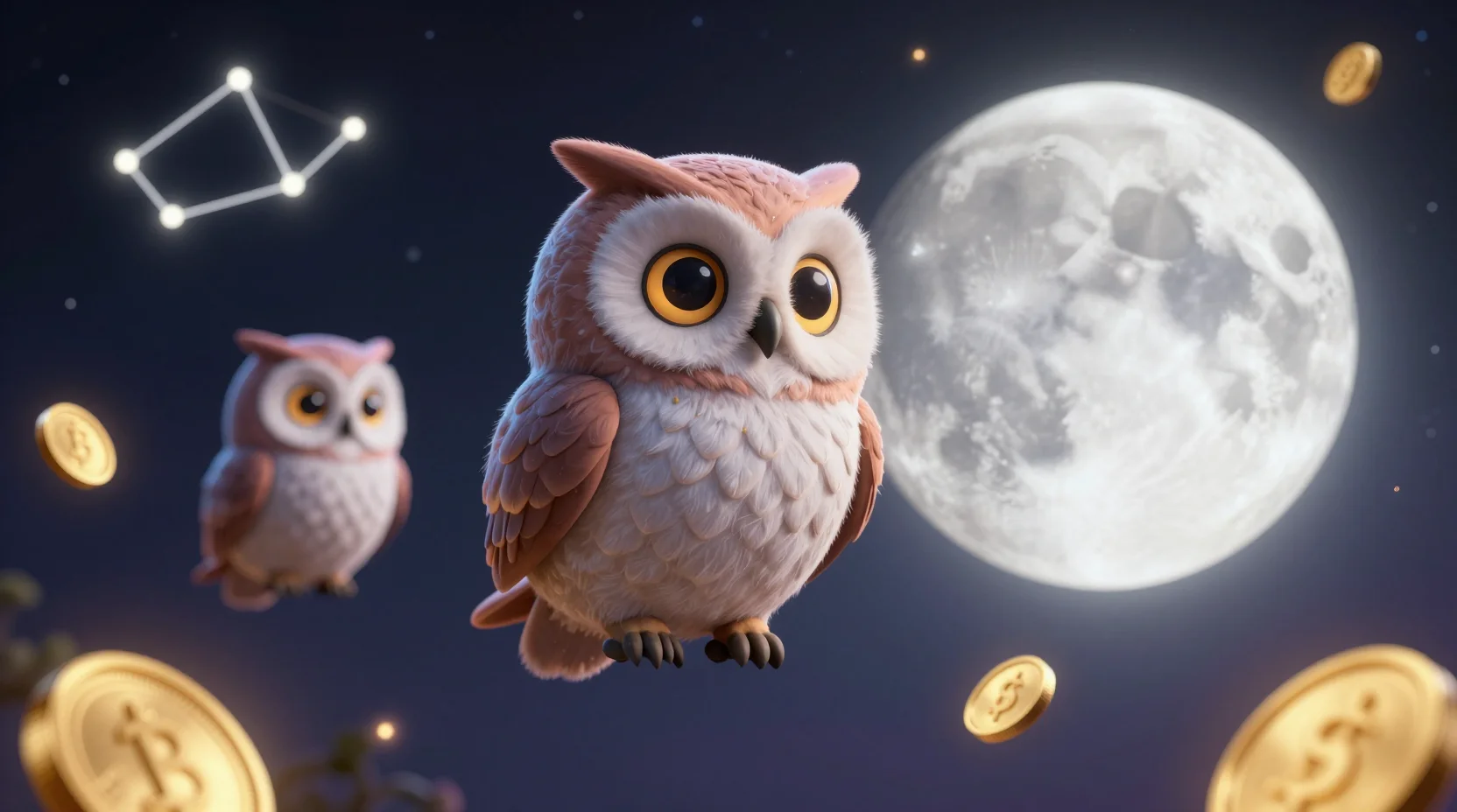 Moonbirds NFT digital universe illustration