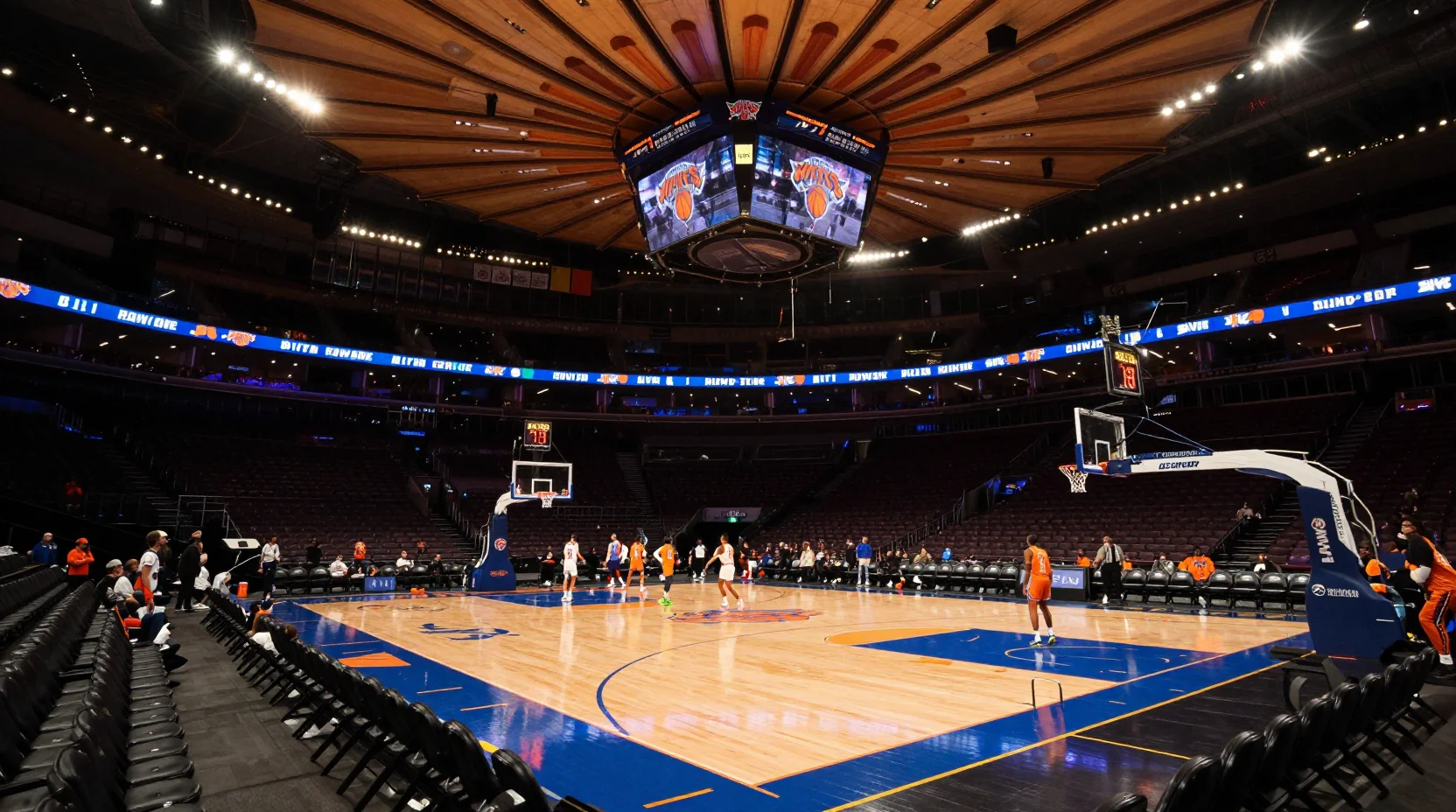 Madison Square Garden arena atmosphere