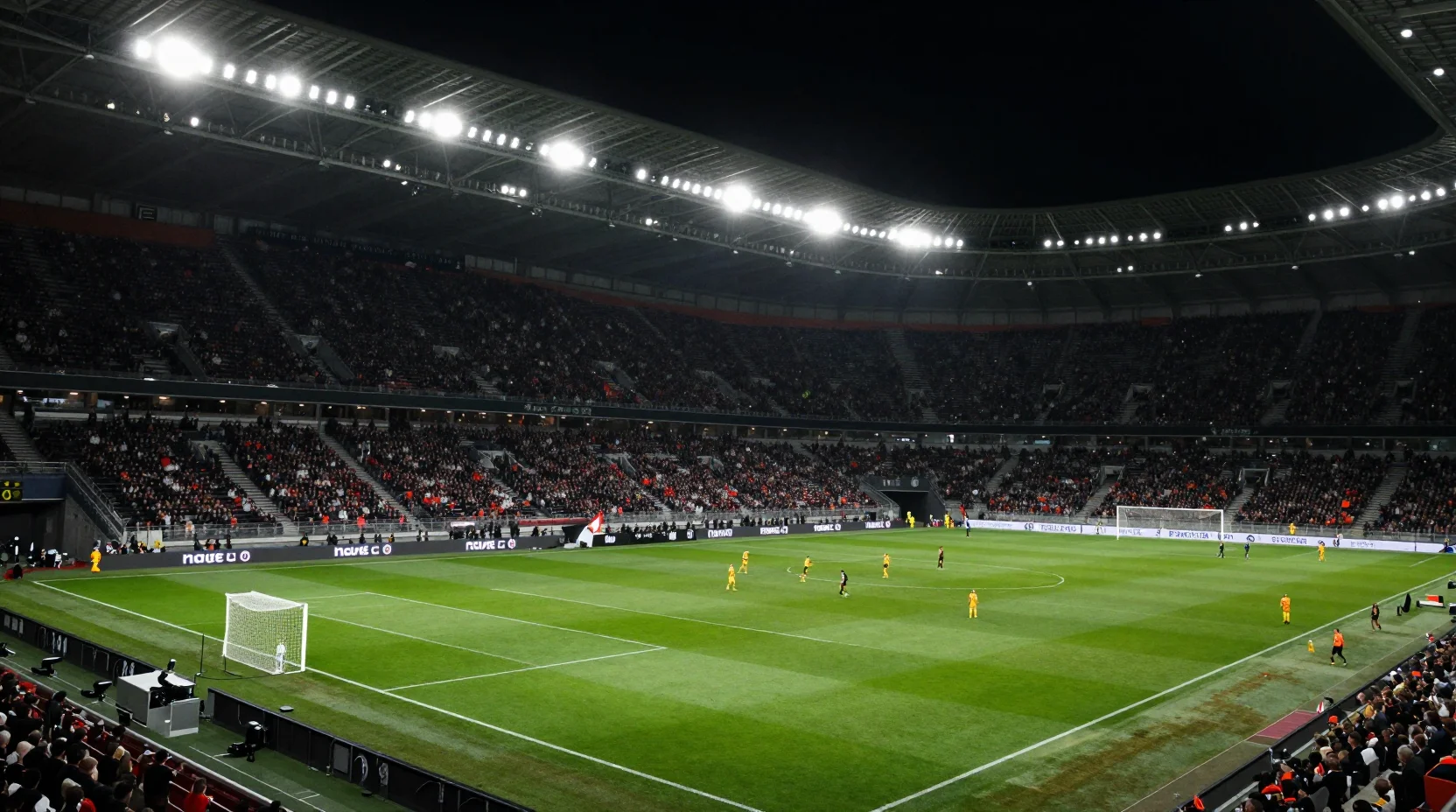 UEFA Europa League match scene