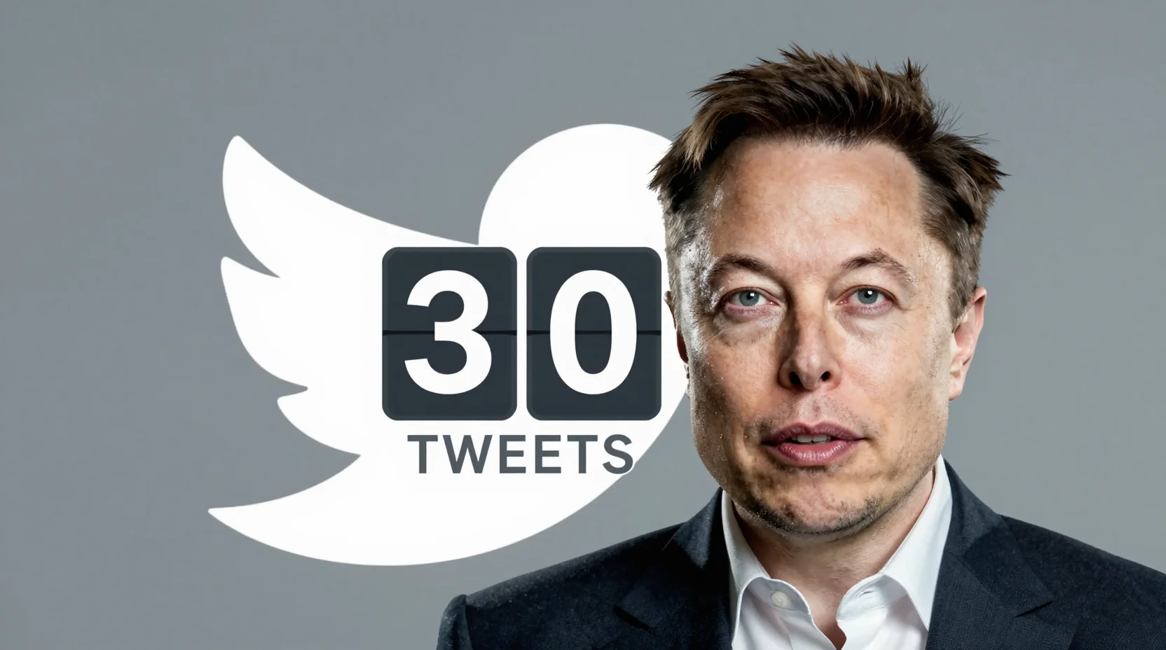 Early hook: Twitter/X 300 tweet challenge visualization with countdown and urgency elements