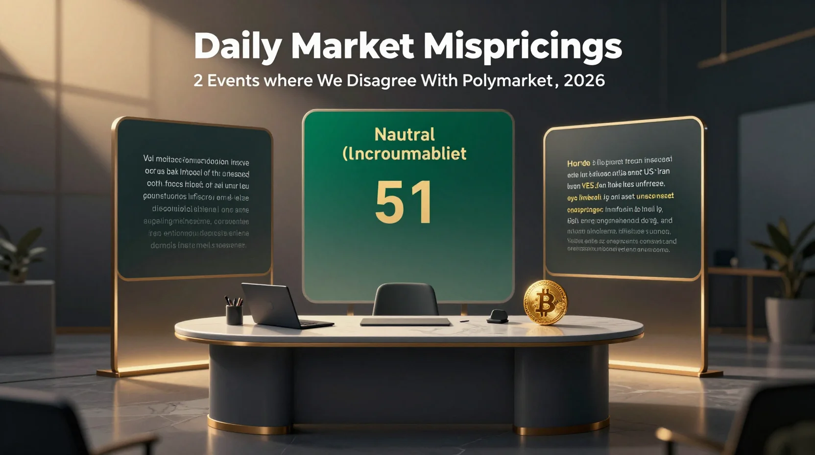 Daily Market Mispricings: 2 Events Where We Disagree With Polymarket β May 10, 2026