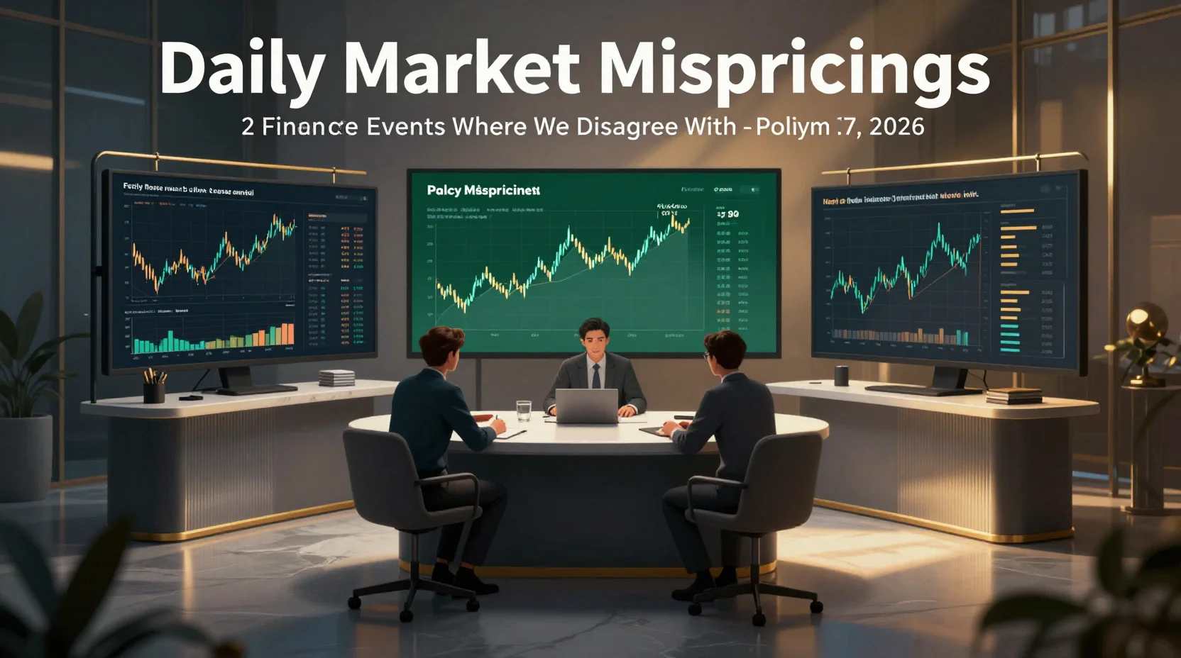 Daily Market Mispricings: 2 Finance Events Where We Disagree With Polymarket β May 17, 2026